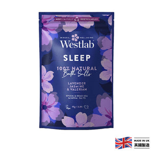 Westlab 100%純天然舒眠浴鹽 包裝正面