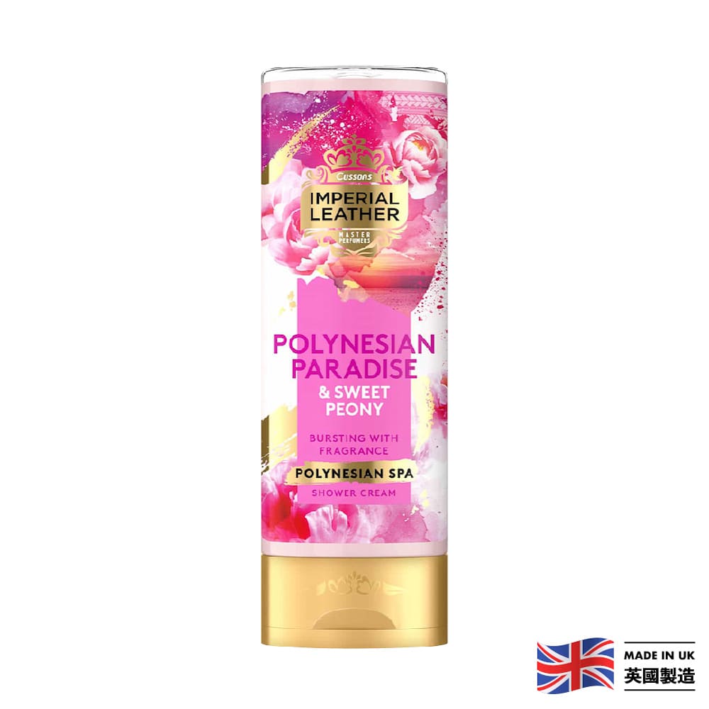 Cussons 加信氏 Imperial Leather 牡丹花甜香沐浴露 500毫升 包裝正面