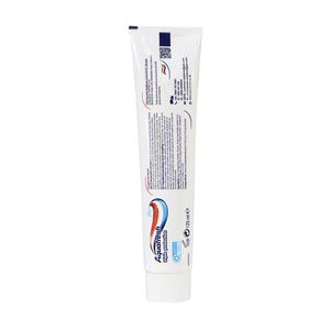 Aquafresh 家護 三重修護牙膏 包裝背面