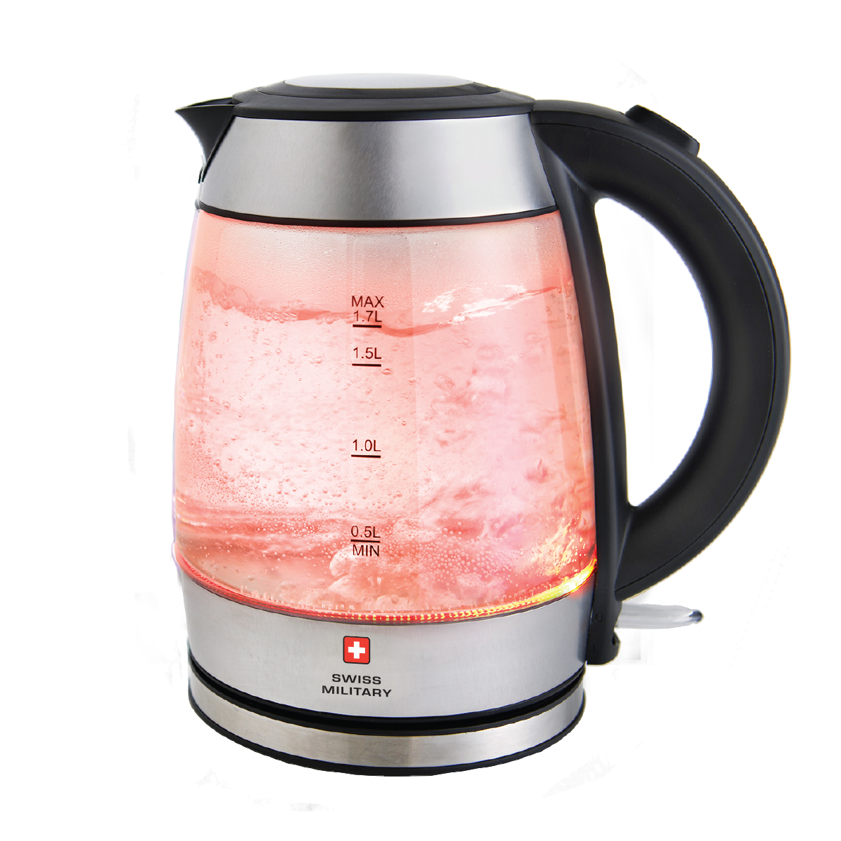Swiss Military Prism Glass Kettle (1.7L)