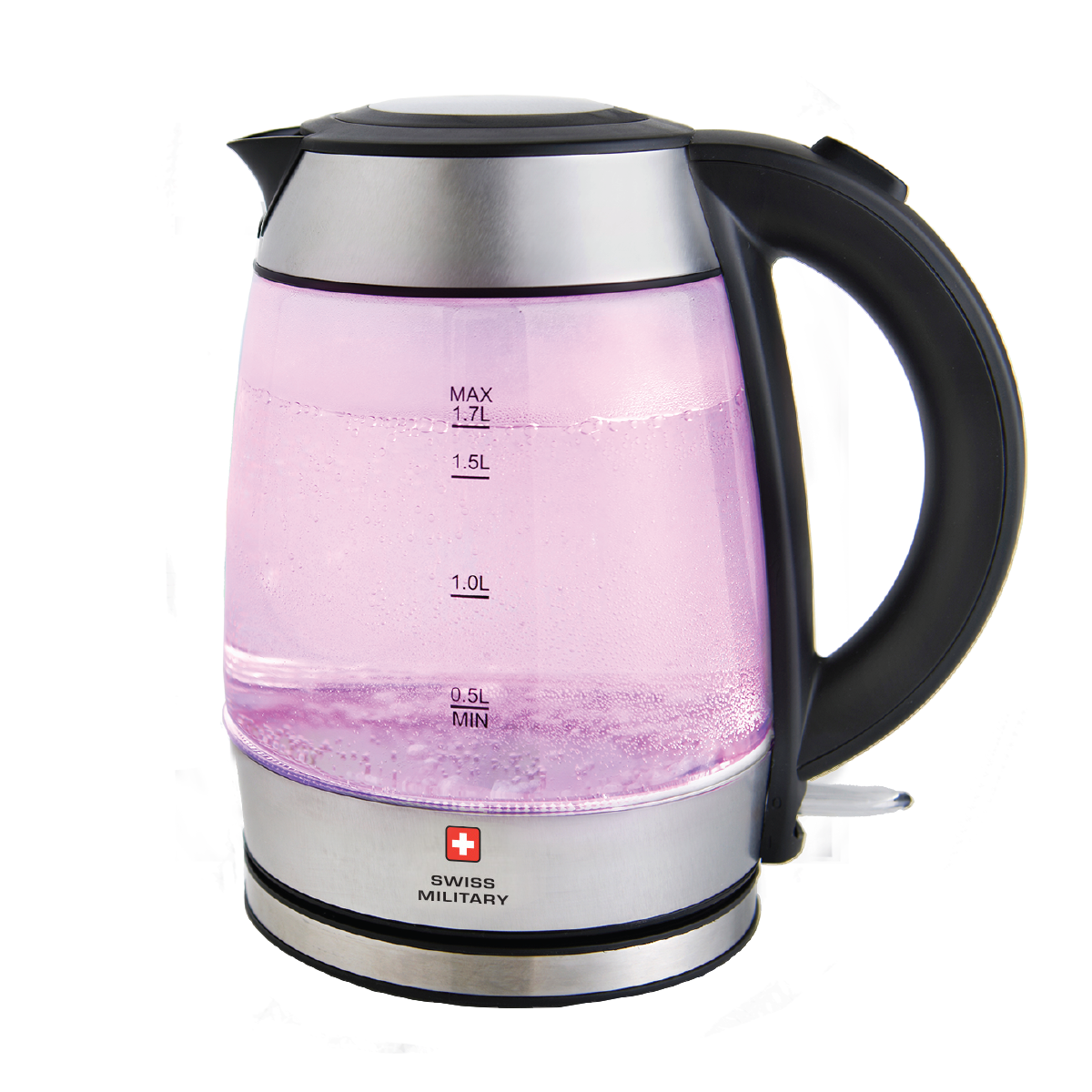 Swiss Military Prism Glass Kettle (1.7L)