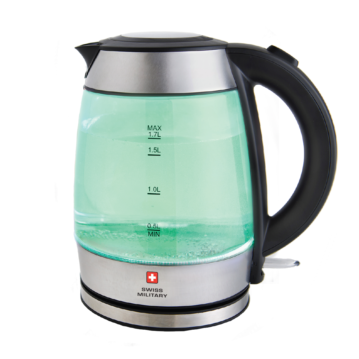 Swiss Military Prism Glass Kettle (1.7L)