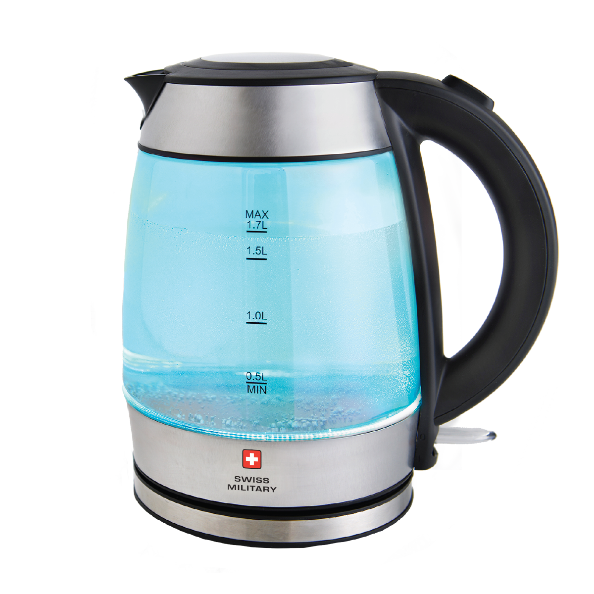 Swiss Military Prism Glass Kettle (1.7L)