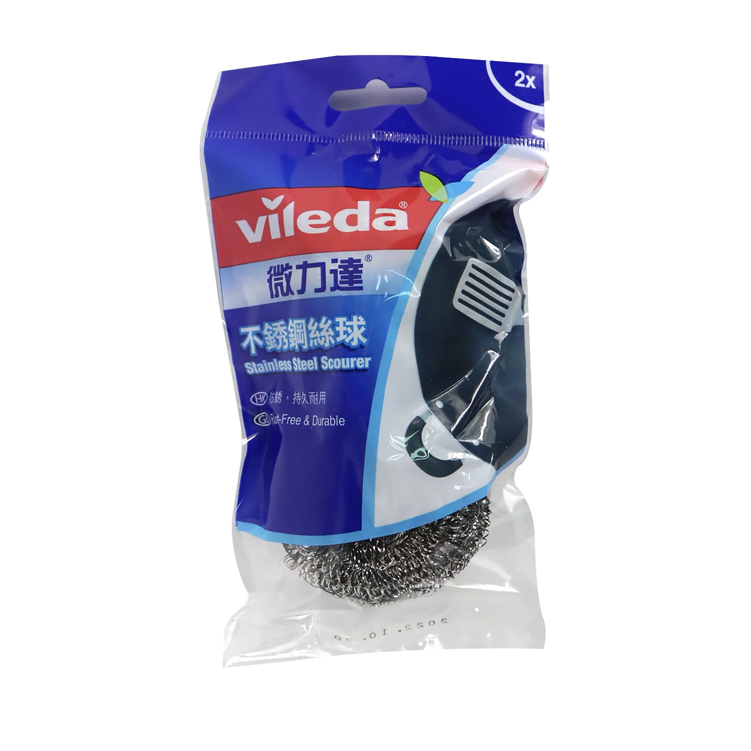 Vileda Stainless Steel Scourer X 2